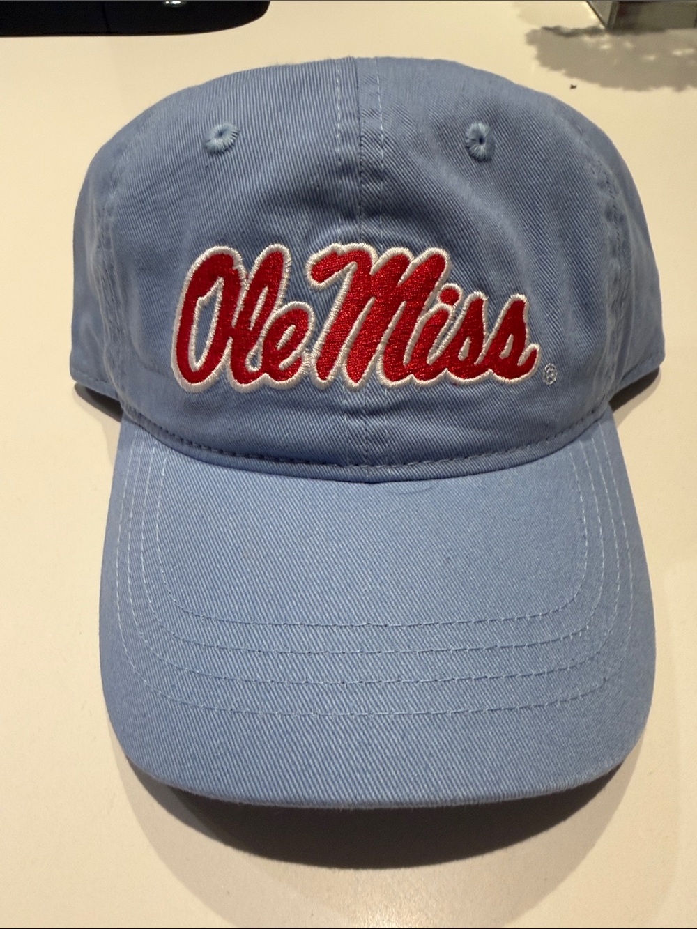 Ole Miss Light Blue Baseball Cap- New!